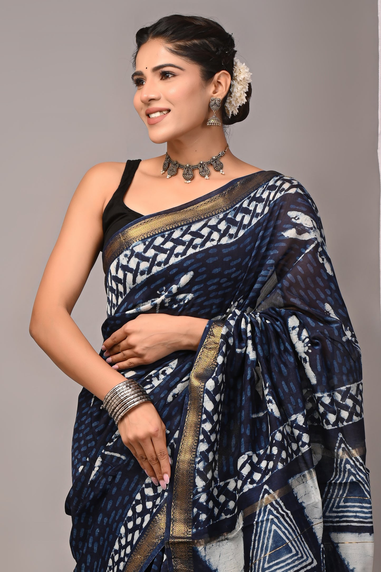 Maheshwari — Indigo Triangle Verse