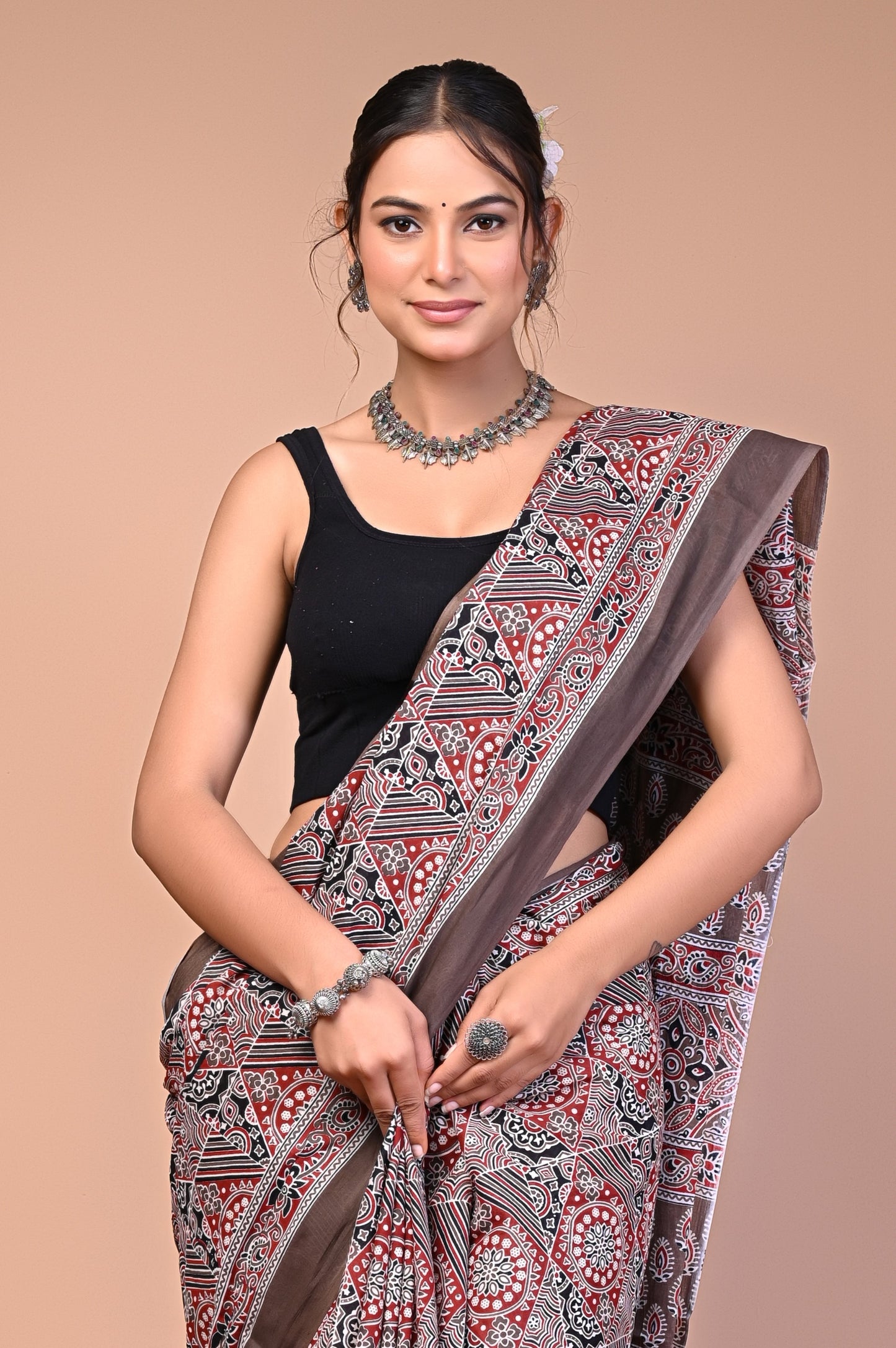 Ajrakh — Stone Mandala Print