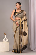 Maheshwari — Ivory Noir Stripe