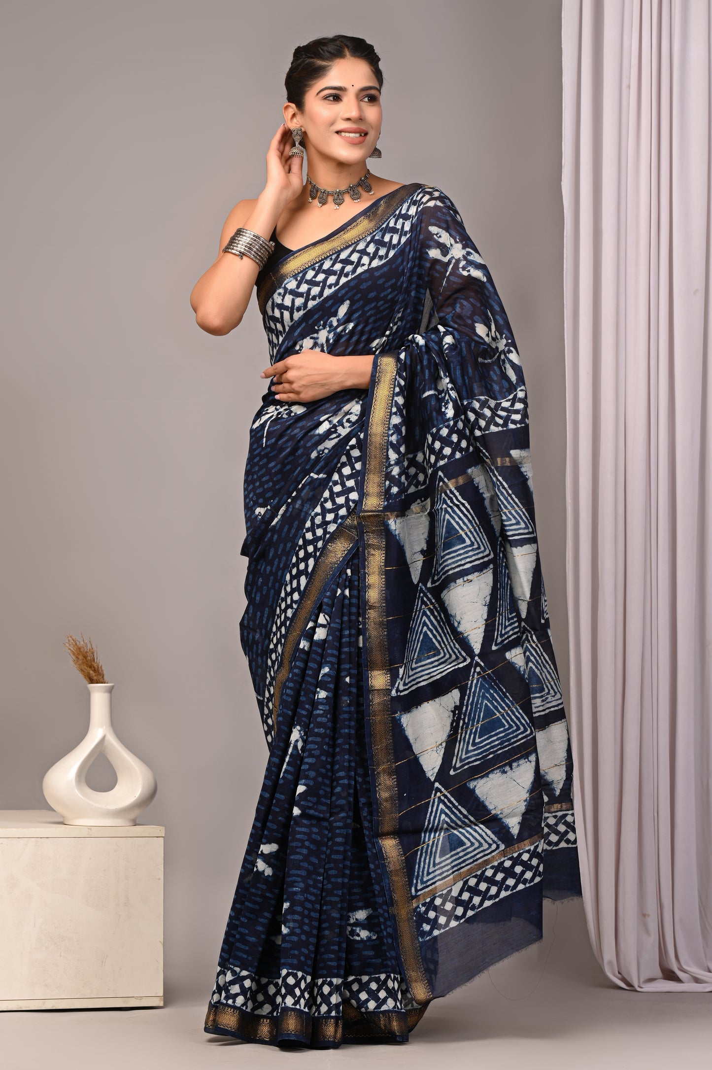 Maheshwari — Indigo Triangle Verse