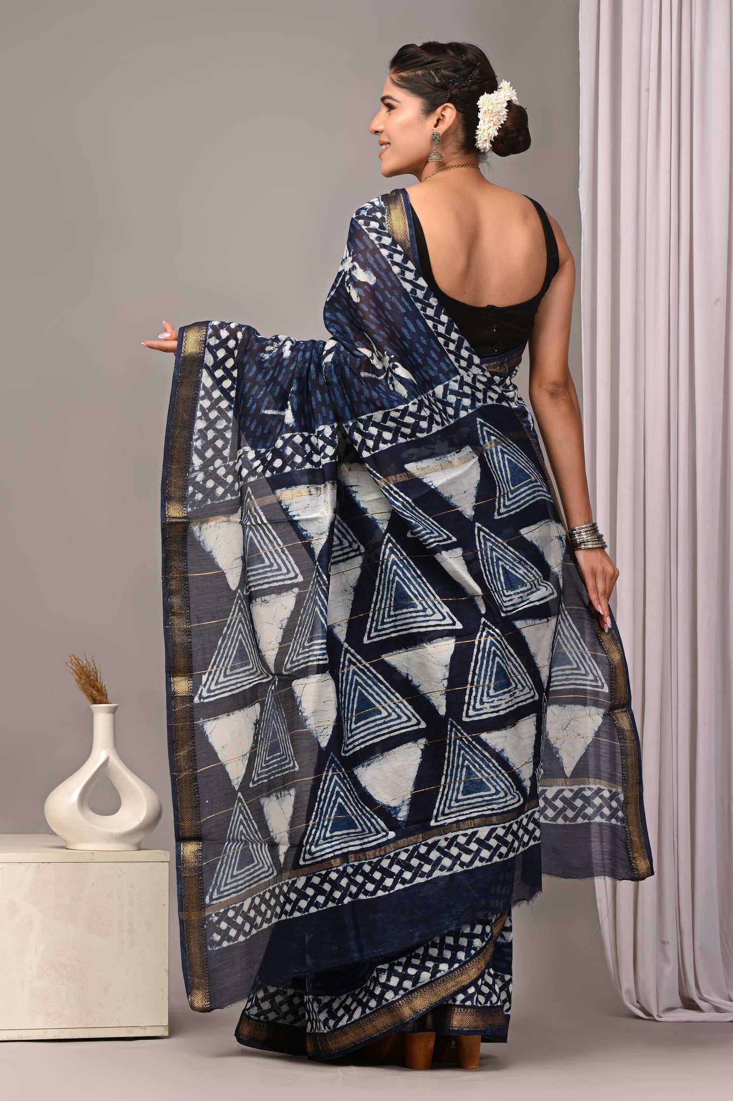 Maheshwari — Indigo Triangle Verse