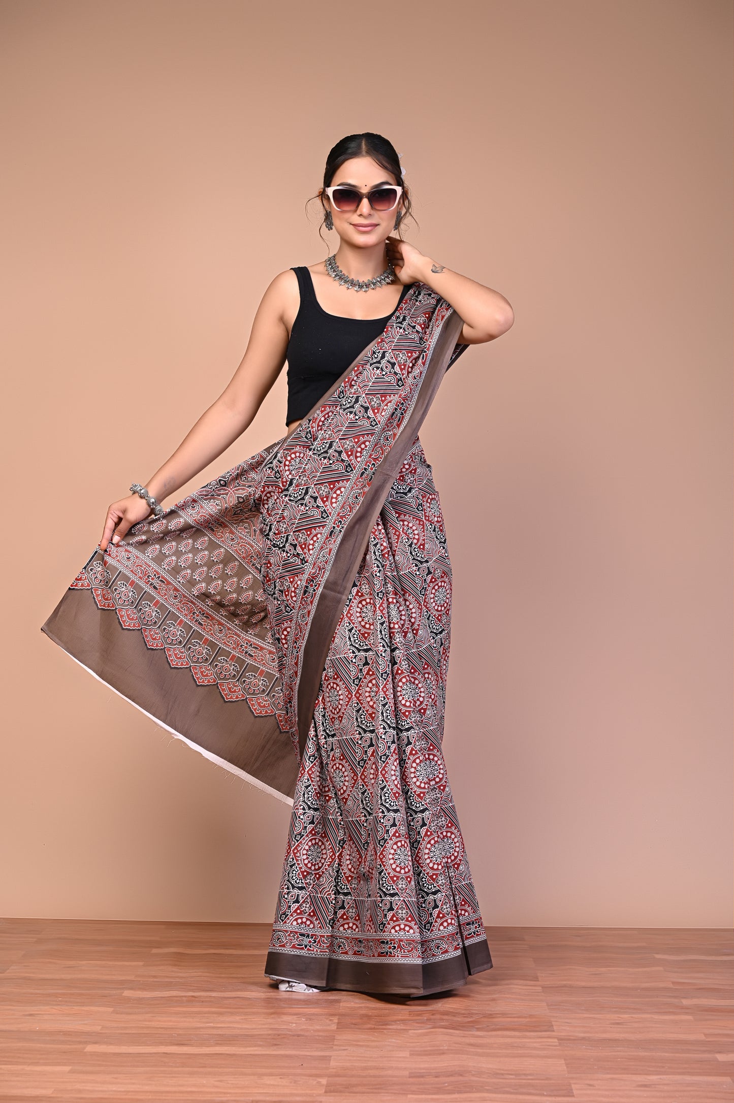 Ajrakh — Stone Mandala Print