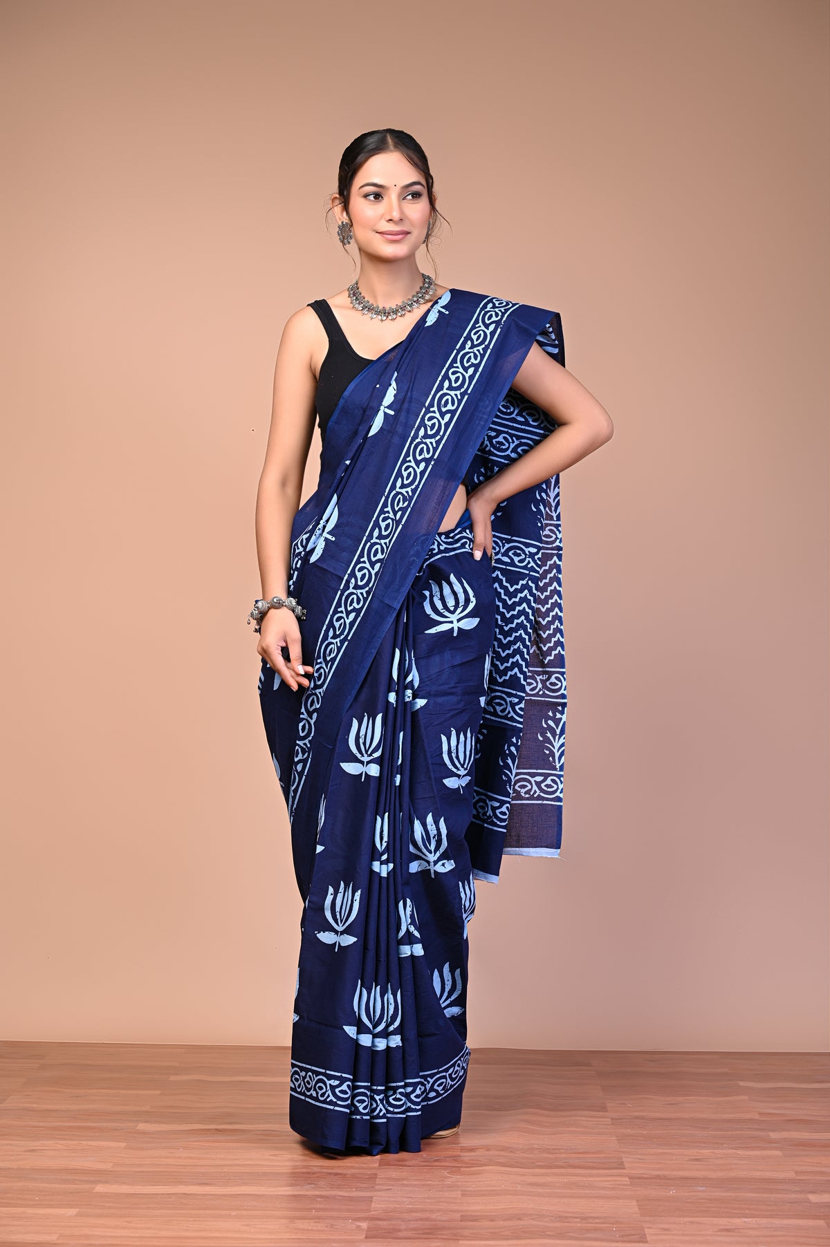 Dabu — Indigo Lotus Bloom