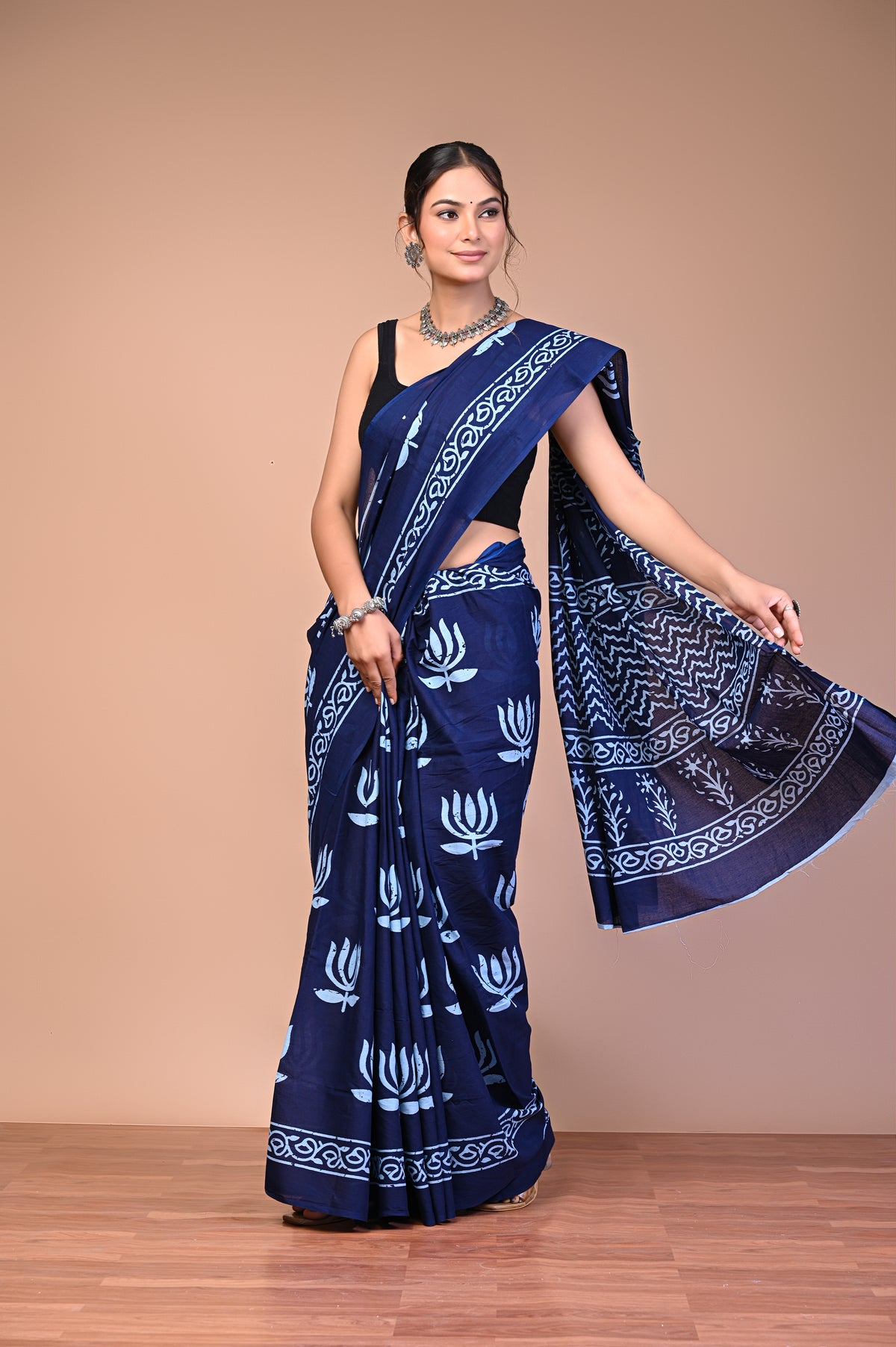 Dabu — Indigo Lotus Bloom