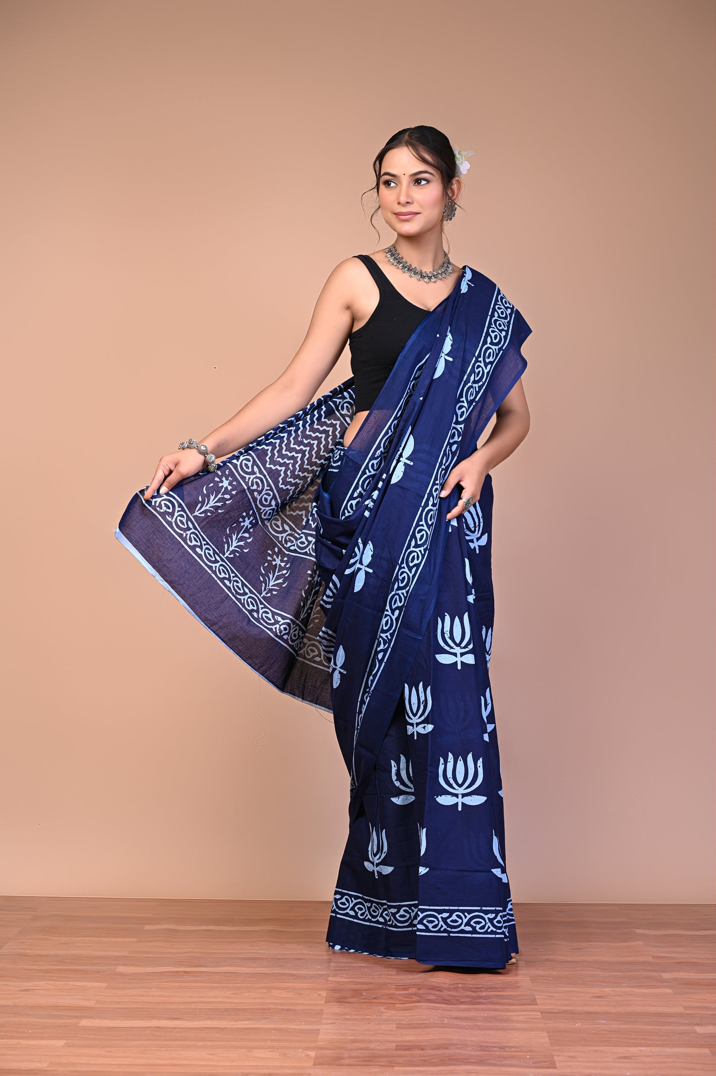 Dabu — Indigo Lotus Bloom