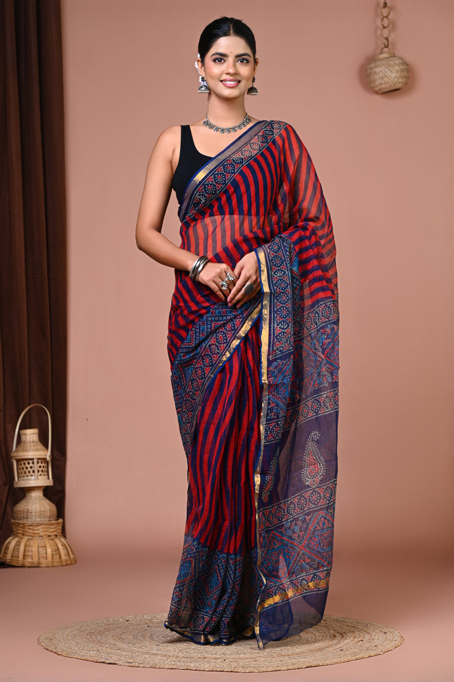 Kota Doriya — Crimson Navy Stripe