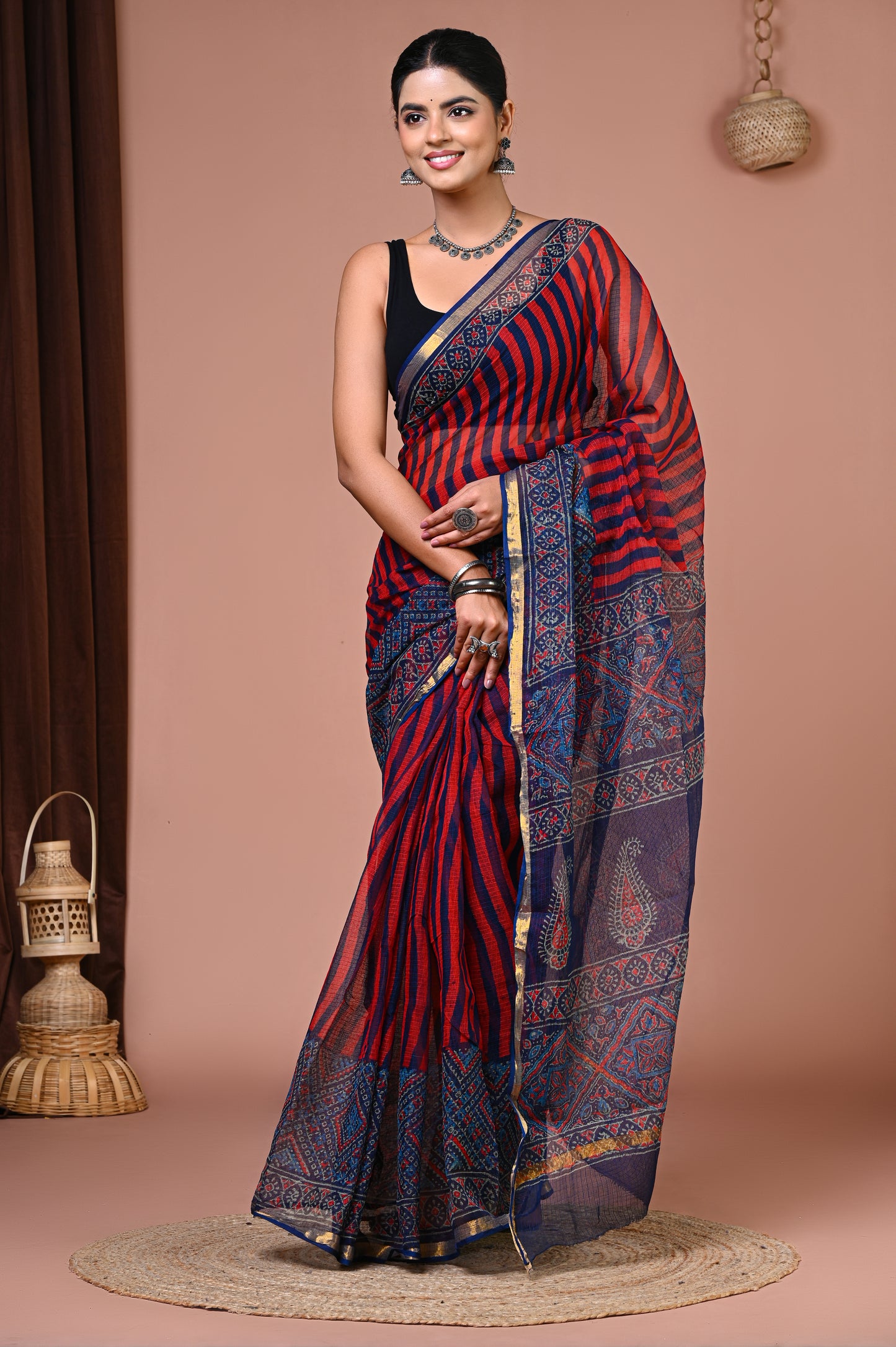 Kota Doriya — Crimson Navy Stripe